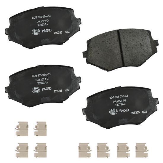 Picture of HELLA Brakes Disc Brake Pad Set - 355034631