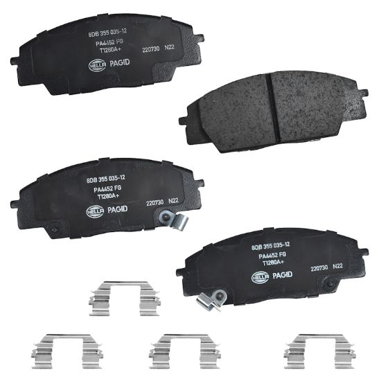Picture of HELLA Brakes Disc Brake Pad Set - 355035121