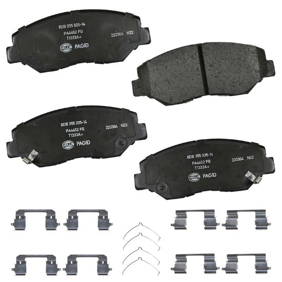 Picture of HELLA Brakes Disc Brake Pad Set - 355035141