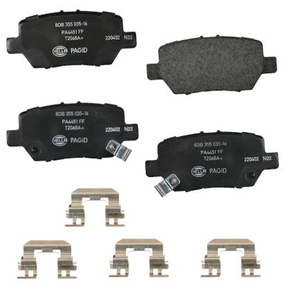 Picture of HELLA Brakes Disc Brake Pad Set - 355035161