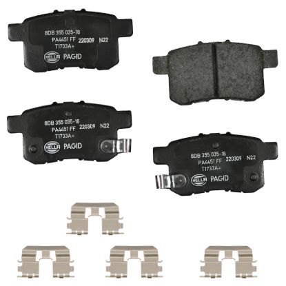 Picture of HELLA Brakes Disc Brake Pad Set - 355035181