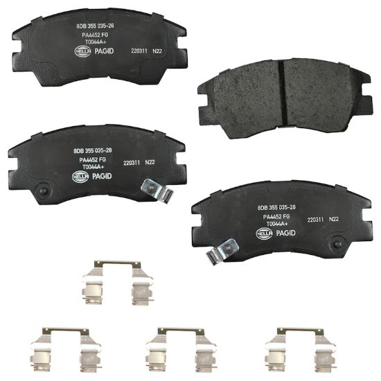 Picture of HELLA Brakes Disc Brake Pad Set - 355035281