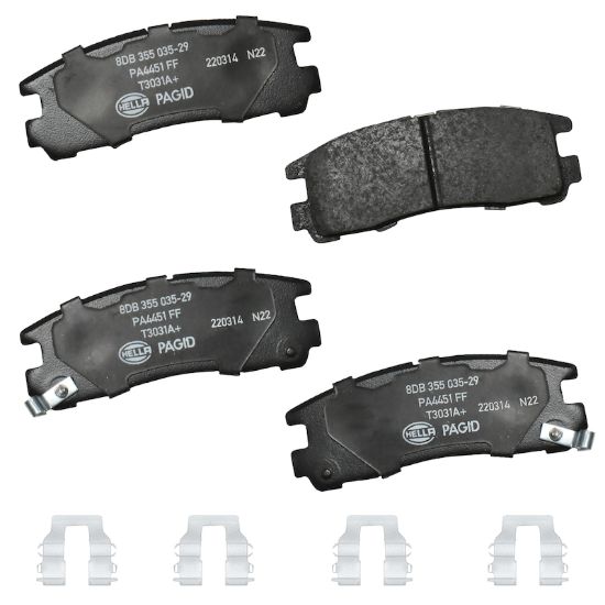 Picture of HELLA Brakes Disc Brake Pad Set - 355035291