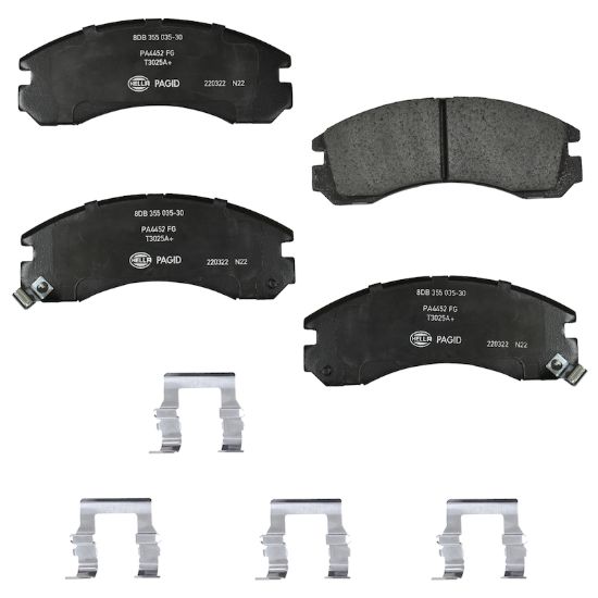 Picture of HELLA Brakes Disc Brake Pad Set - 355035301