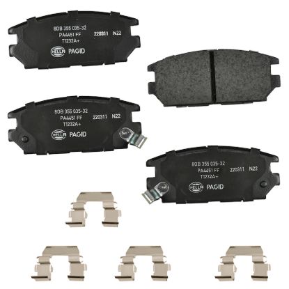 Picture of HELLA Brakes Disc Brake Pad Set - 355035321