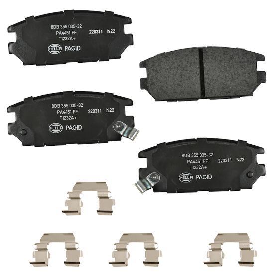 Picture of HELLA Brakes Disc Brake Pad Set - 355035321