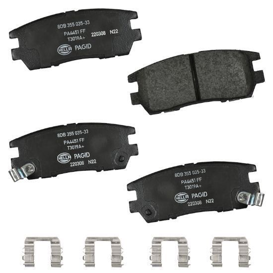 Picture of HELLA Brakes Disc Brake Pad Set - 355035331