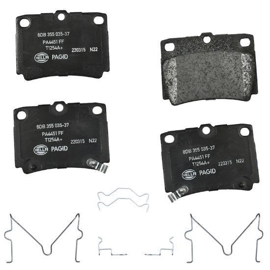 Picture of HELLA Brakes Disc Brake Pad Set - 355035371