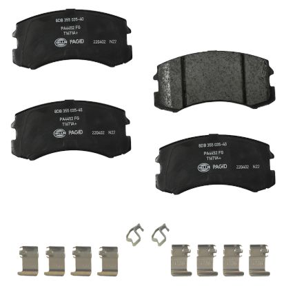 Picture of HELLA Brakes Disc Brake Pad Set - 355035401
