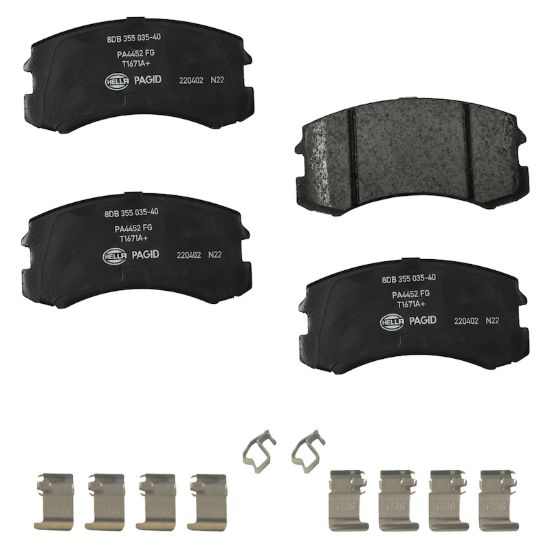 Picture of HELLA Brakes Disc Brake Pad Set - 355035401