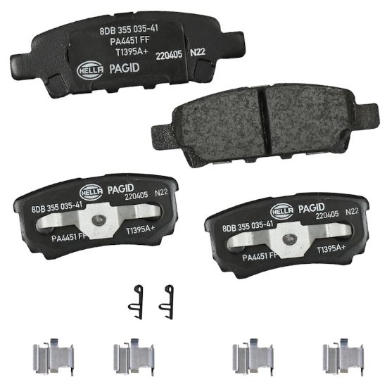 Picture of HELLA Brakes Disc Brake Pad Set - 355035411