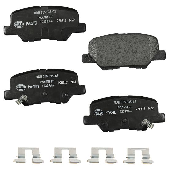 Picture of HELLA Brakes Disc Brake Pad Set - 355035421
