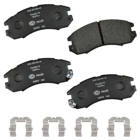 Picture of HELLA Brakes Disc Brake Pad Set - 355035451