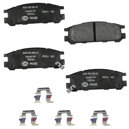 Picture of HELLA Brakes Disc Brake Pad Set - 355035471