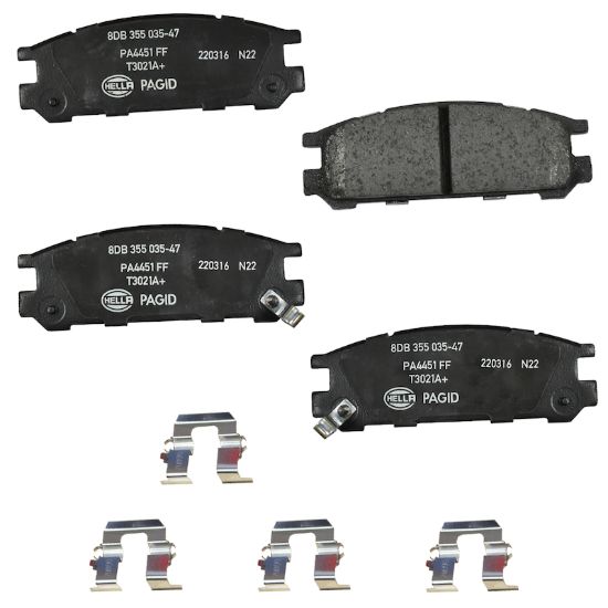 Picture of HELLA Brakes Disc Brake Pad Set - 355035471