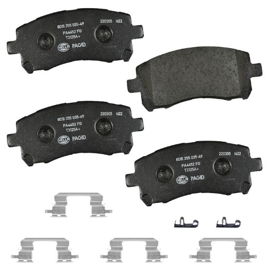 Picture of HELLA Brakes Disc Brake Pad Set - 355035491