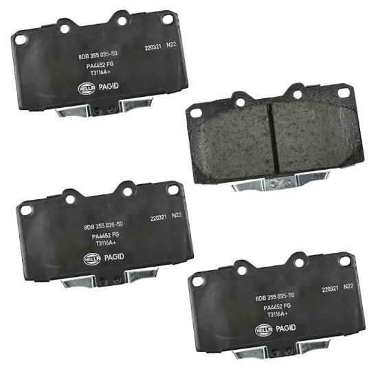 Picture of HELLA Brakes Disc Brake Pad Set - 355035501
