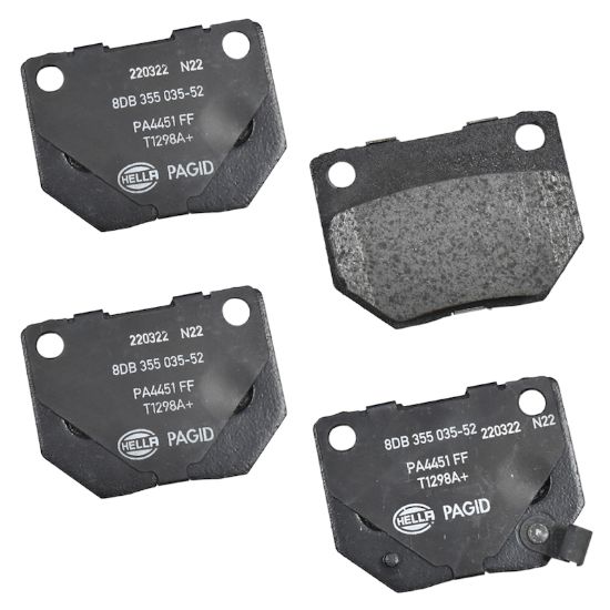 Picture of HELLA Brakes Disc Brake Pad Set - 355035521