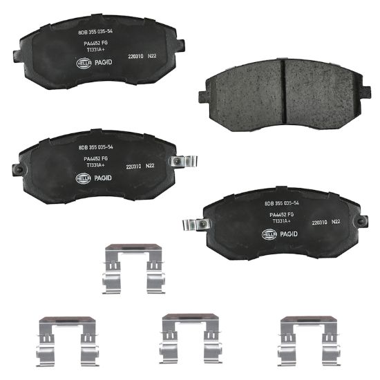 Picture of HELLA Brakes Disc Brake Pad Set - 355035541