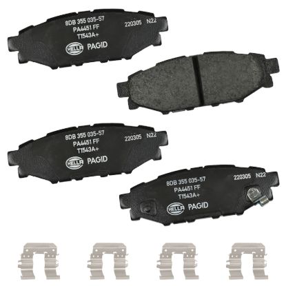 Picture of HELLA Brakes Disc Brake Pad Set - 355035571