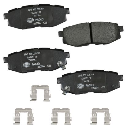 Picture of HELLA Brakes Disc Brake Pad Set - 355035591