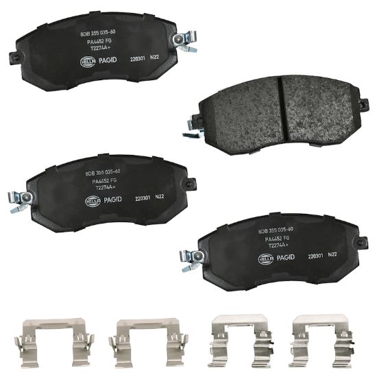 Picture of HELLA Brakes Disc Brake Pad Set - 355035601