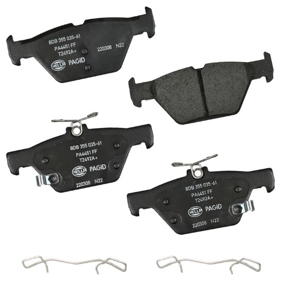 Picture of HELLA Brakes Disc Brake Pad Set - 355035611
