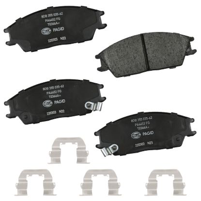 Picture of HELLA Brakes Disc Brake Pad Set - 355035621