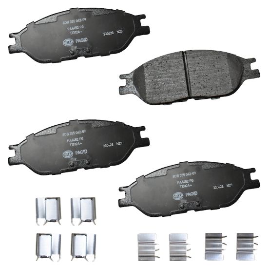 Picture of HELLA Brakes Disc Brake Pad Set - 355035631