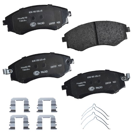 Picture of HELLA Brakes Disc Brake Pad Set - 355035651