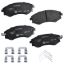 Picture of HELLA Brakes Disc Brake Pad Set - 355035651