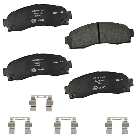 Picture of HELLA Brakes Disc Brake Pad Set - 355035681