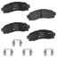 Picture of HELLA Brakes Disc Brake Pad Set - 355035681