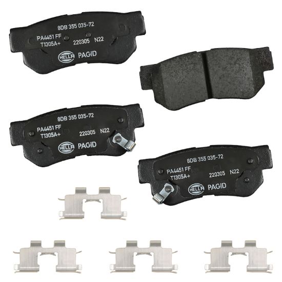 Picture of HELLA Brakes Disc Brake Pad Set - 355035721