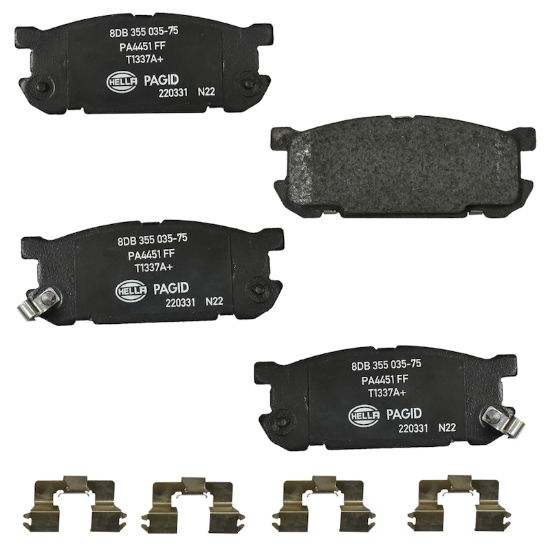 Picture of HELLA Brakes Disc Brake Pad Set - 355035751
