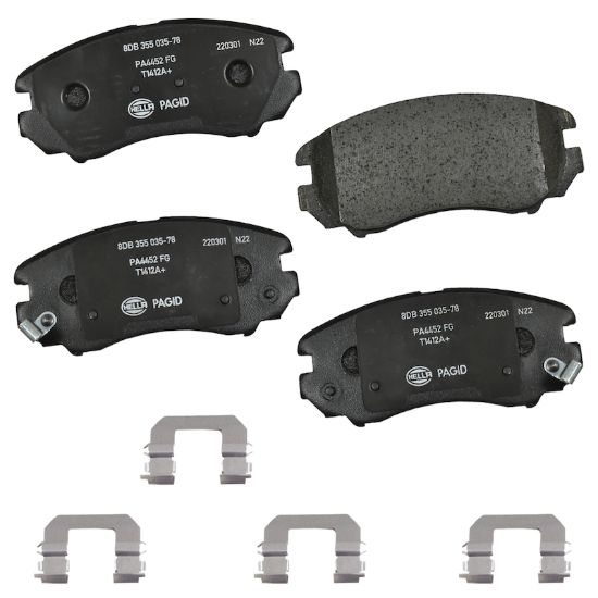 Picture of HELLA Brakes Disc Brake Pad Set - 355035781