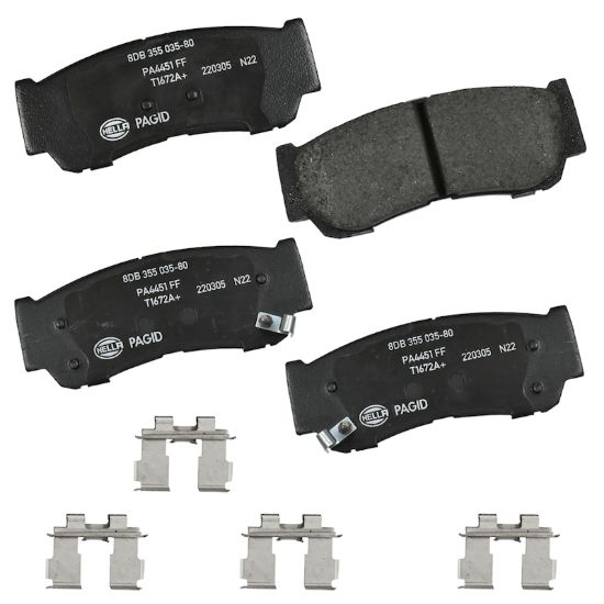Picture of HELLA Brakes Disc Brake Pad Set - 355035801
