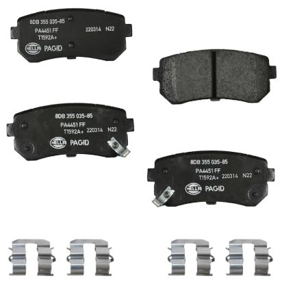 Picture of HELLA Brakes Disc Brake Pad Set - 355035851