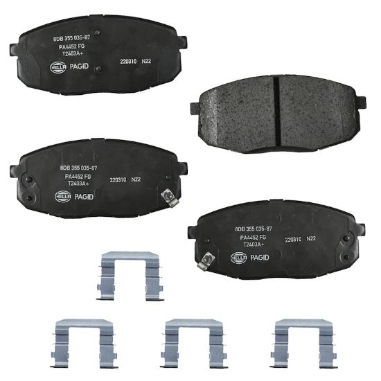Picture of HELLA Brakes Disc Brake Pad Set - 355035871