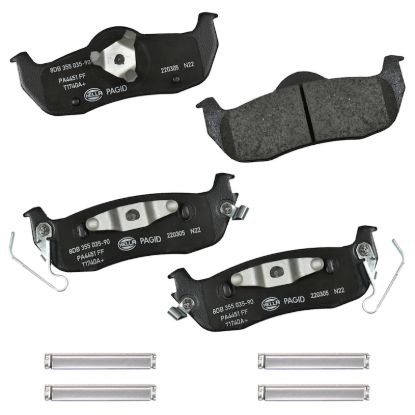Picture of HELLA Brakes Disc Brake Pad Set - 355035901