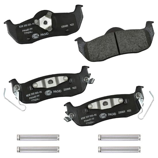 Picture of HELLA Brakes Disc Brake Pad Set - 355035901