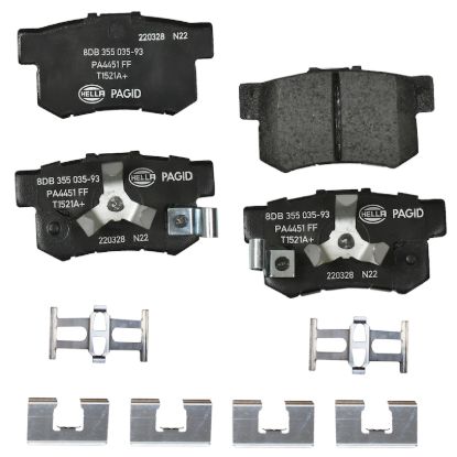 Picture of HELLA Brakes Disc Brake Pad Set - 355035931
