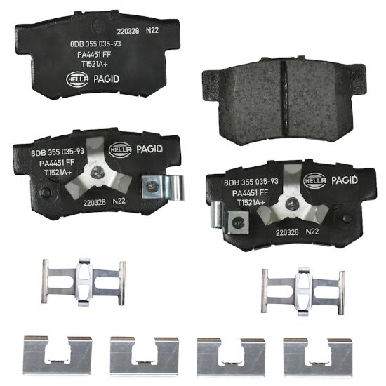 Picture of HELLA Brakes Disc Brake Pad Set - 355035931