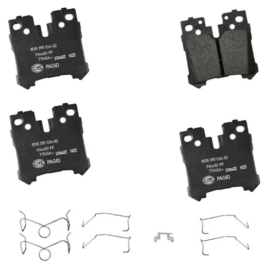 Picture of HELLA Brakes Disc Brake Pad Set - 355036021