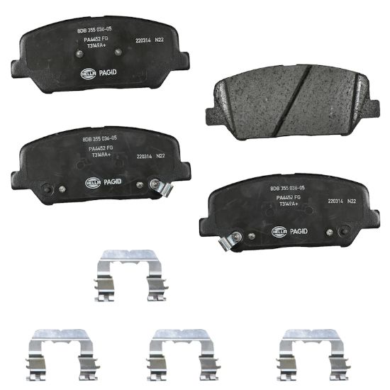 Picture of HELLA Brakes Disc Brake Pad Set - 355036051