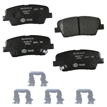 Picture of HELLA Brakes Disc Brake Pad Set - 355036061