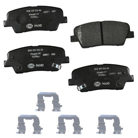 Picture of HELLA Brakes Disc Brake Pad Set - 355036061