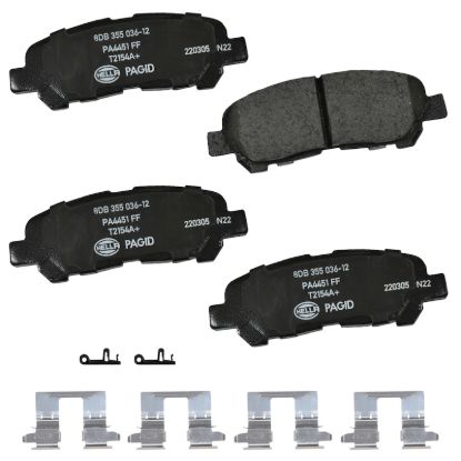 Picture of HELLA Brakes Disc Brake Pad Set - 355036121
