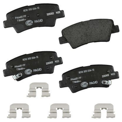 Picture of HELLA Brakes Disc Brake Pad Set - 355036131