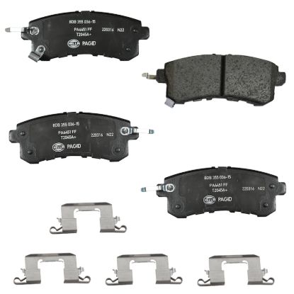 Picture of HELLA Brakes Disc Brake Pad Set - 355036151